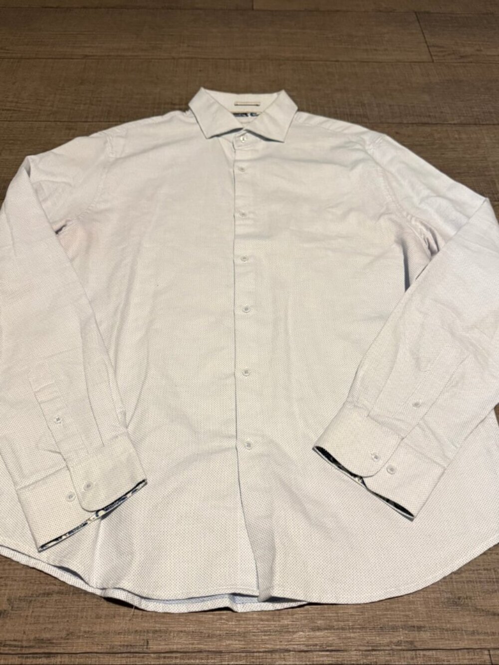 Cactus Man Ricky Singh Long Sleeve Button Down Shirt Mens XL White Cotton